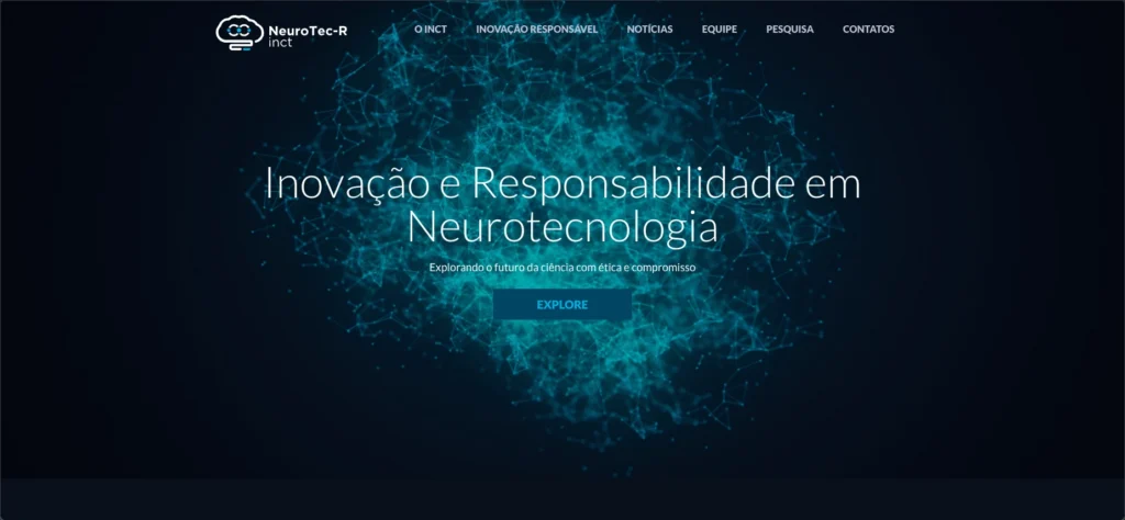 Página inicial do site Neurotec-R